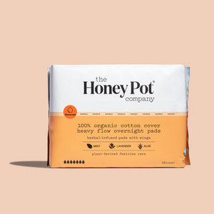 Sanitary Pads with Wings  Overnight Herbal Pads – The Honey Pot - Feminine  Care